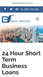 Mobile Screenshot of basicfinance.com.au